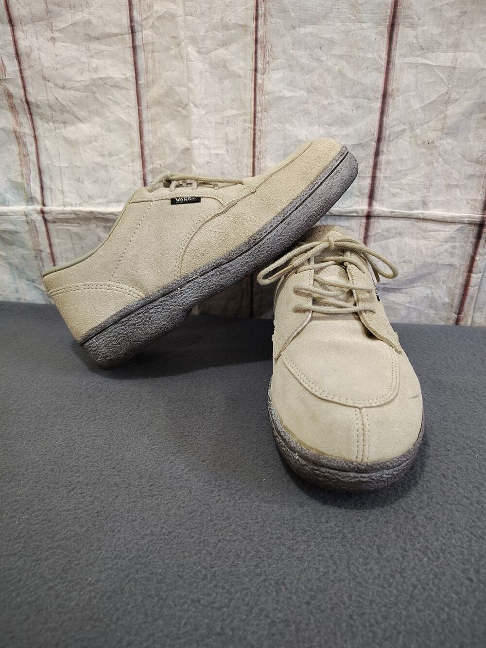 Rare 1990s Vintage Vans Mel Men's Dress Shoes Suede Leather Size 10.5 Korea 9510